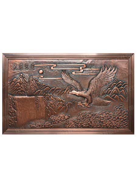 铜浮雕-大展宏图
