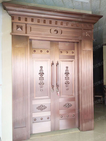 纯铜门安装实例