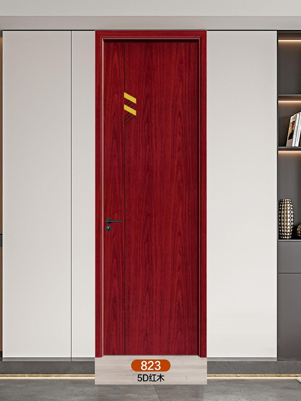 全铝门823 5D红木