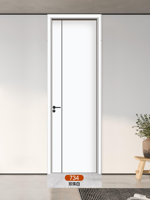 全铝门734珍珠白