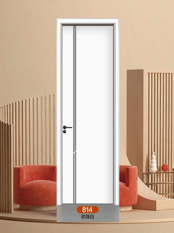 全铝门814珍珠白