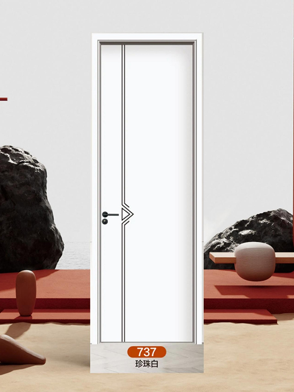 全铝门737珍珠白