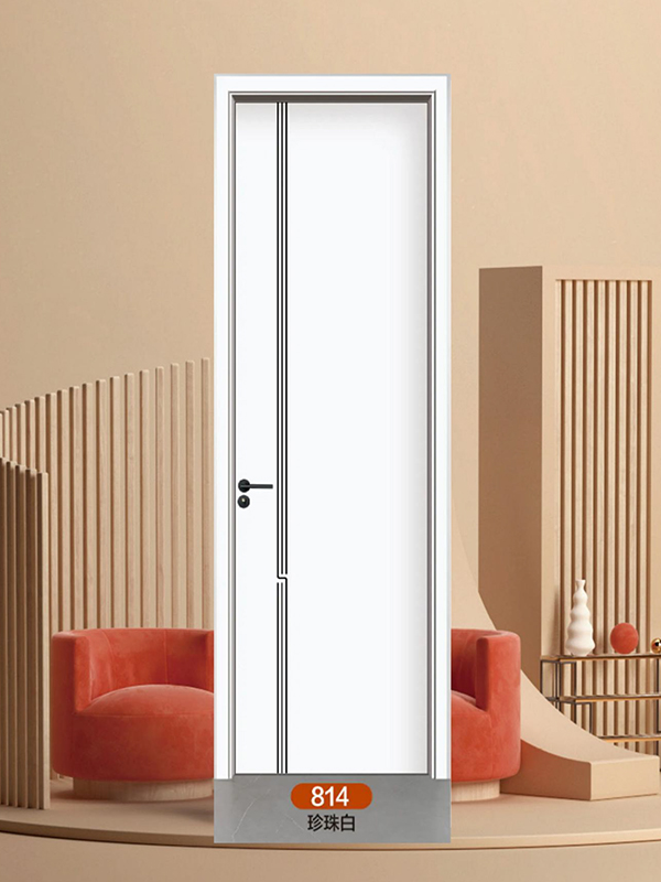 全铝门814珍珠白