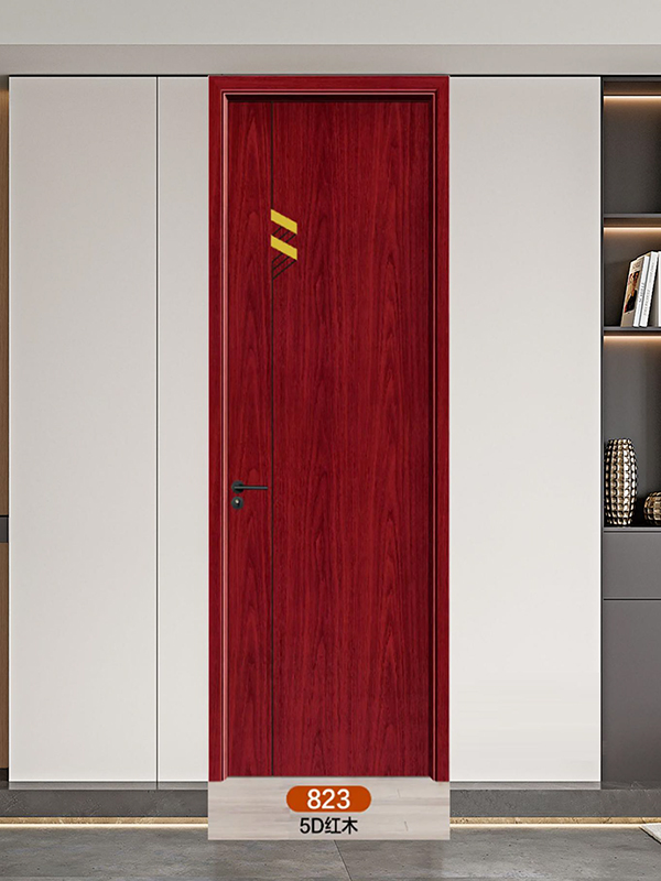 全铝门823 5D红木
