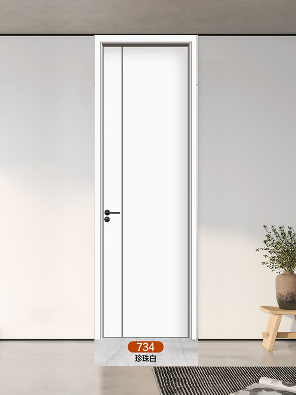全铝门734珍珠白